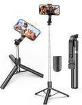 R1S-L 4-in-1 Selfie Stick Tripod with Bluetooth Remote