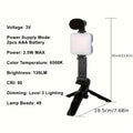 Video-Making Kit Vlogging Tripod