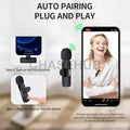 K8 Wireless Mic Clip-on Lavalier for TikTok YouTube — Chase Hub