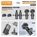 Plokama VM-20 Wireless Mic with Receiver and Clip