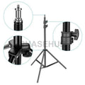 LED fill light stand locking mechanism and screw mount detail — Plokama P24 Chase Hub Pakistan