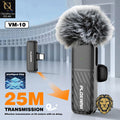 Plokama VM10 Wireless Lavalier Microphone – 2.4G HD Audio