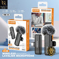 Plokama VM10 Wireless Lavalier Microphone – 2.4G HD Audio