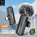 Plokama VM10 Wireless Lavalier Microphone – 2.4G HD Audio